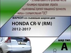 HONDA CR-V (RM) 2012-2017