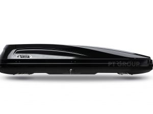 Бокс-багажник на крышу Аэродинамический Black ACTIVE L LUXE " двухстороннее открывание Акриловая крышка
