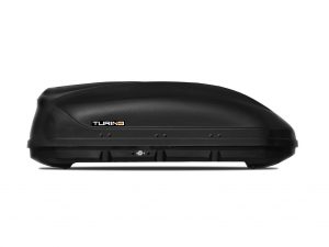 Бокс-багажник на крышу Аэро Black "Turino Compact" ДВУСТОРОННЕЕ ОТКРЫВАНИЕ