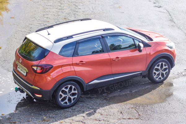 Рейлинги Черный муар Renault Kaptur 2016-