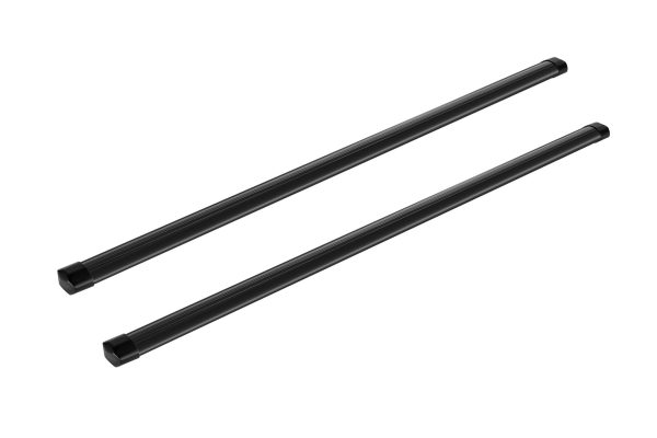 Алюминиевая дуга эконом аэро профиль L=1260 Black комплект 2 шт.(макс.  нагрузка 48 кг)