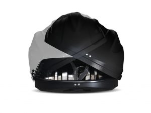 Бокс-багажник на крышу Аэро Black  "Turino Sport" двустороннее открывание