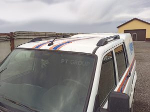Рейлинги черный муар UAZ Pickup 2008-