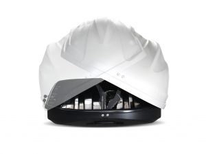 Бокс-багажник на крышу Аэро White  "Turino Sport" двустороннее открывание