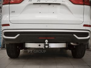 HAVAL H6 2014-(съемный квадрат/ с НЕРЖ накладкой)