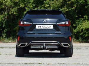 LEXUS RX (кроме Long) 2015-19/ F-Sport 2015-19(съемный квадрат/ с НЕРЖ накладкой)