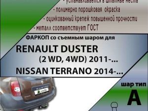RENAULT DUSTER (2 WD, 4WD) 2011-... NISSAN TERRANO 2014-...